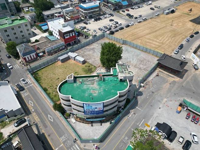 나주목 관아 동헌 정비 사업 대상지 일원. 나주시 제공