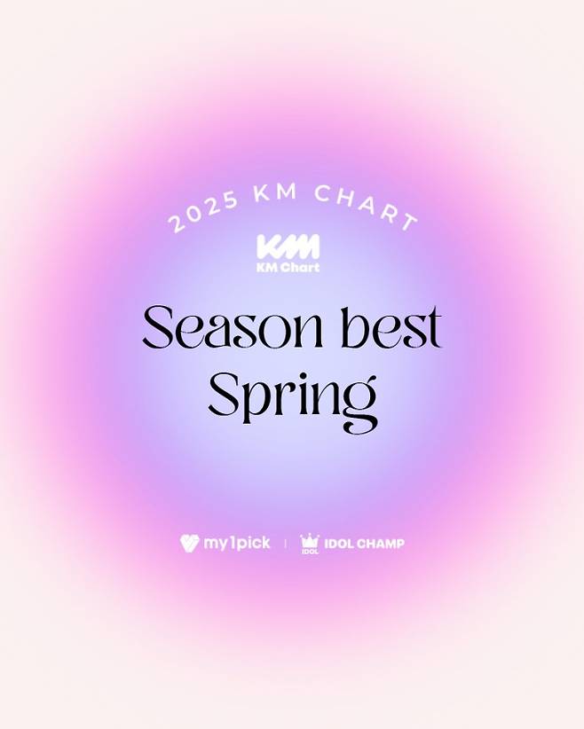 ‘2025 KM차트 시즌베스트 스프링(2025 KM CHART SEASON BEST SPRING)’ (제공: KM차트)