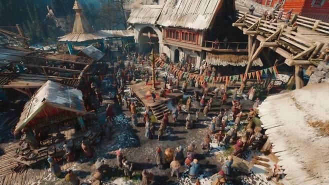 더 위쳐 4 언리얼 엔진 5 테크 데모 참고 이미지 시장