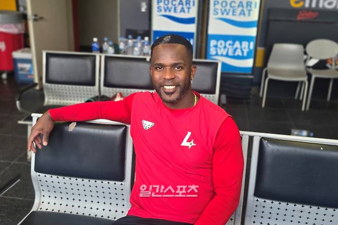 지난 3일 인천에서 만난 SSG 에레디아. 인천=윤승재 기자