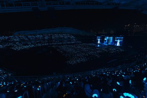 가수 지드래곤 콘서트가 열린 고양종합운동장 전경. [사진=갤럭시코퍼레이션 ]
