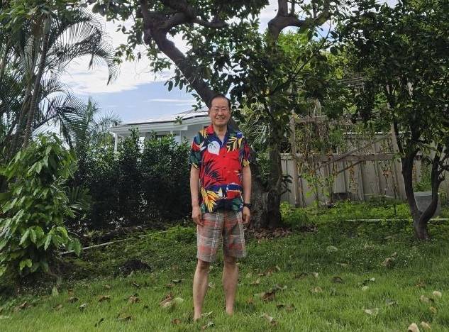 하와이에 체류 중인 홍준표 전 대구시장. 홍 전 시장 페이스북 캡처