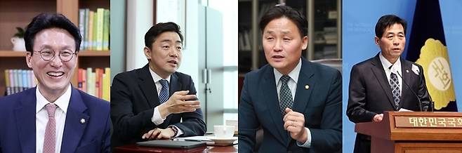 더불어민주당 김민석 의원, 강훈식 의원, 김영진 의원, 김민기 국회 사무총장/사진=머니투데이DB, 뉴스1, 뉴시스