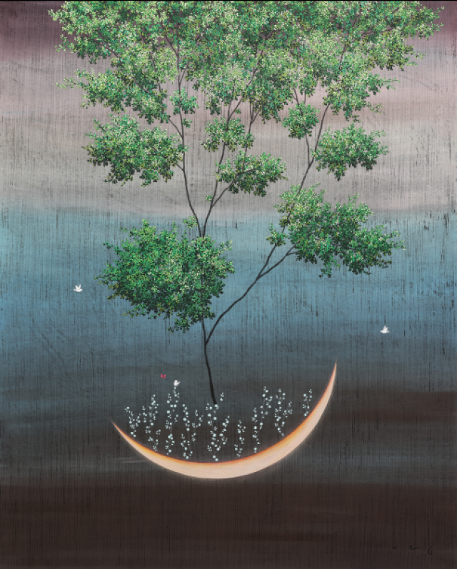 이영지, ‘행복한 그 나날들(2025)’, 162X130.3cm. 사진 제공=선화랑