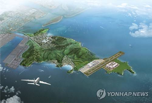 가덕도 신공항 조감도 [연합뉴스 자료사진]
