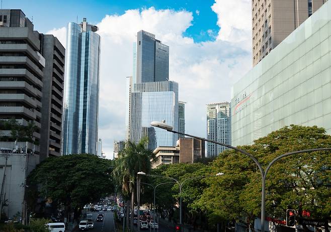 마카티 도심 [사진/성연재 기자]