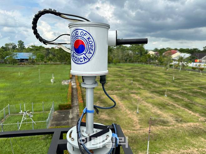 폰타이낙 지상 원격 관측장비[코이카 제공]