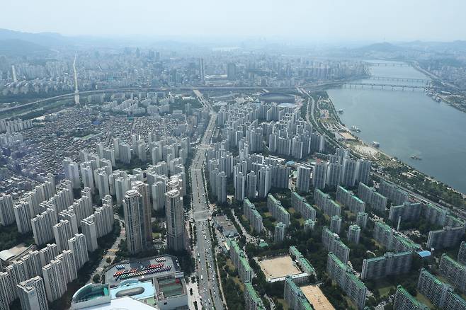 지난 5일 서울 강남·송파구 일대. /연합뉴스