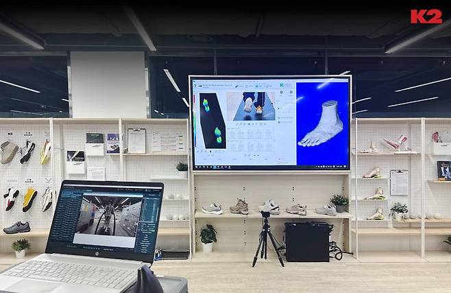 K2 신체 측정 서비스 '케이랩 시그니처'.ⓒK2