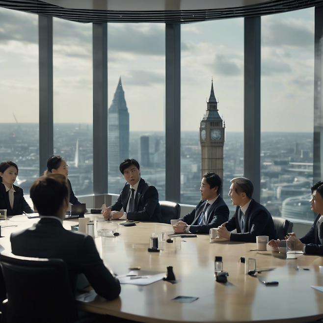 chatGPT가 생성한 한화에어로스페이스 NDR 이미지. chatGPT 제공