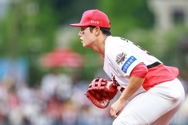 내외야 수비가 모두 가능한 멀티 플레이어인 오선우. KIA 제공