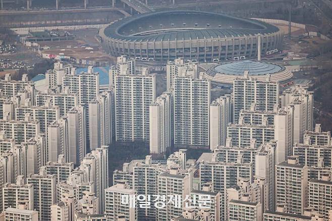 서울 송파구 잠실동 아파트 단지 전경. 매경DB