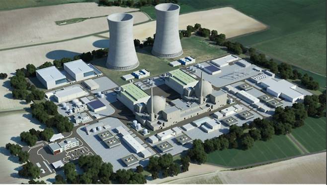 체코 신규 원전 조감도 [한국수력원자력 제공]