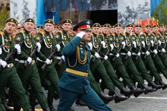 2024년 지난 5월 9일(현지시간) 러시아 수도 모스크바에서 러시아 군인들이 승전기념일 퍼레이드를 하고 있다. 위키미디어 제공