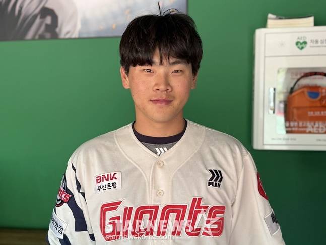 롯데 박찬형이 스타뉴스와 인터뷰를 하고 있다. /사진=양정웅 기자