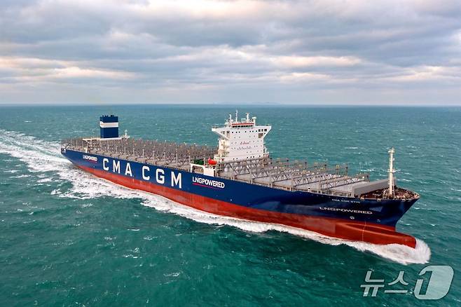 컨테이너선 자료사진(HD한국조선해양 제공)