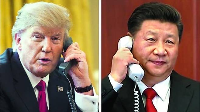 도널드 트럼프 미국 대통령과 시진핑 중국 국가주석. /EPA 연합뉴스·CCTV