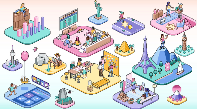 애플 앱스토어 생태계 이미지.