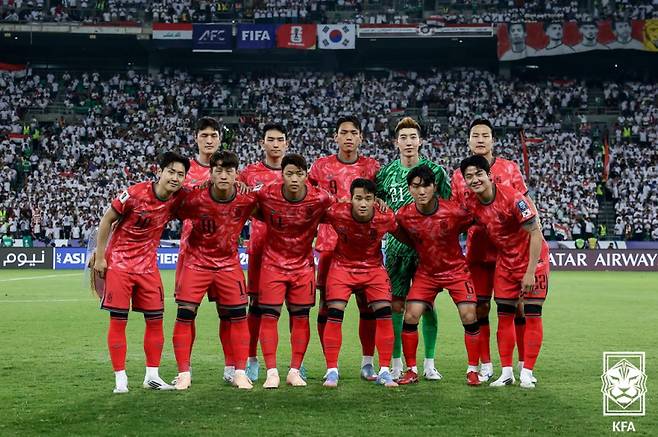 한국 축구가 11회 연속 월드컵 본선행을 확정했다. 사진=KFA