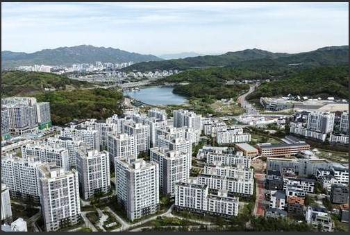 의왕 백운밸리 전경. 의왕시 제공