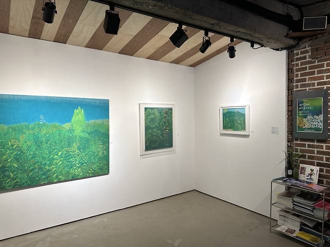 ▲ 이경옥 화가의 초대기획전 작품