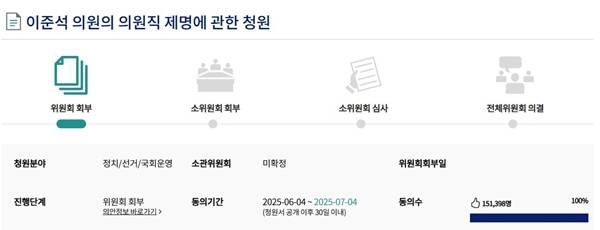 ▲ 6일 국회전자청원 홈페이지 갈무리.