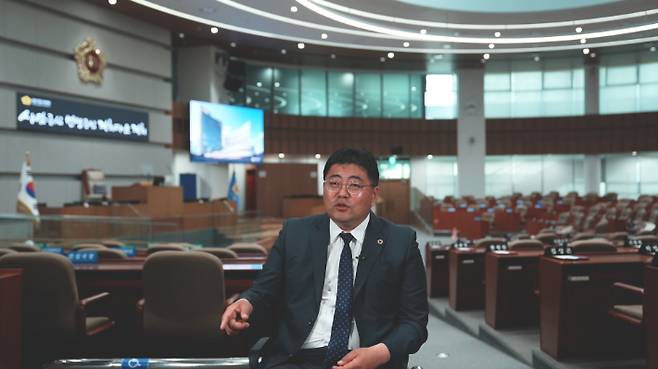 경기도의회 김진명 의원(더불어민주당, 성남6). 박철웅 PD