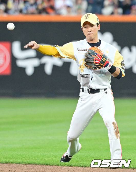 [OSEN=김성락 기자] 한화 황영묵. 2025.05.14 / ksl0919@osen.co.kr