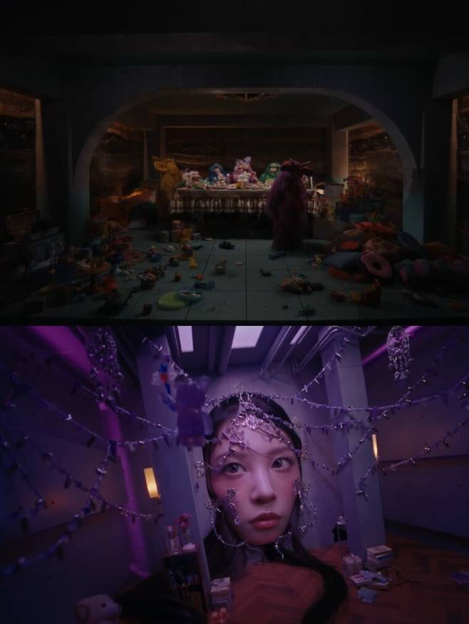아일릿의 미니 3집 'Bomb'의 브랜드 필름 'Little Monster'. 빌리프랩