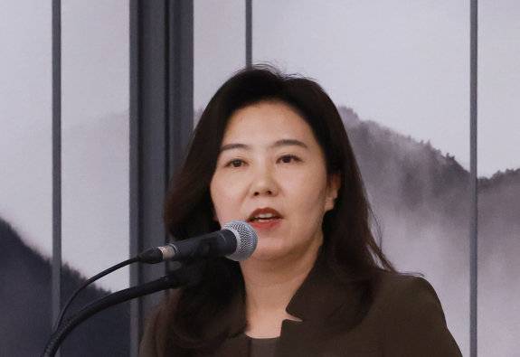 강유정 대통령실 대변인. 뉴시스