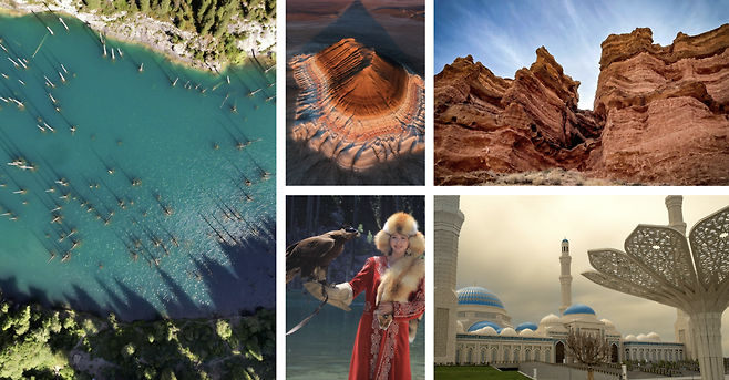 아름다운 카자흐스탄의 자연, 사람, 조형물. 사진제공|카자흐스탄 관광청 JSC