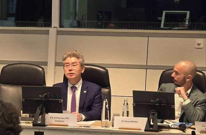 유정현 대사, 환경의 날 브뤼셀 행사 참석 [주벨기에 대사관 제공. 재판매 및 DB 금지]