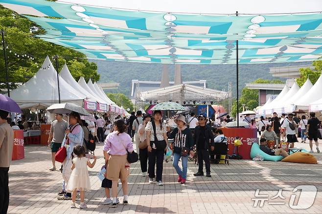 관람객들로 북적이는 독립기념관. (천안시청 제공. 재판매 및 DB금지)