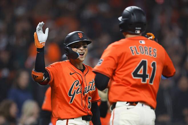 샌프란시스코 자이언츠 이정후가 3경기 연속 안타에 성공했다. AFP연합뉴스