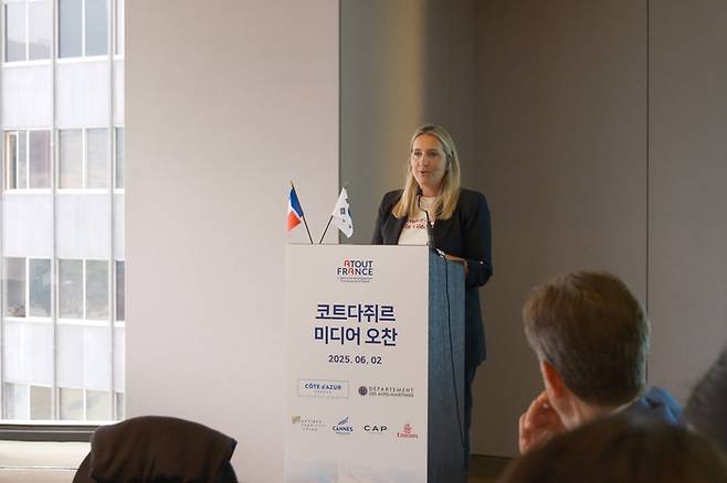 알렉상드라 보르키오 퐁탕 코트다쥐르 지역 관광청장 / 사진=프랑스 관광청
