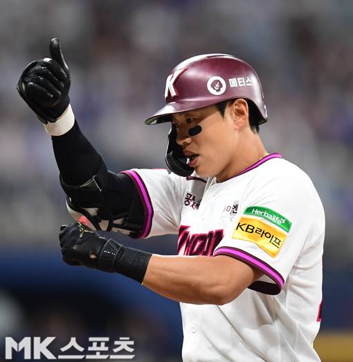 지난해 중반부터 키움의 주장을 맡고 있는 송성문. 사진=김재현 기자