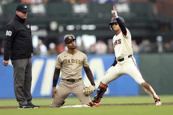 이정후는 지난 두 경기에서 2루타 3개를 기록했다. 사진= Scott Strazzante/San Francisco Chronicle via AP= 연합뉴스 제공