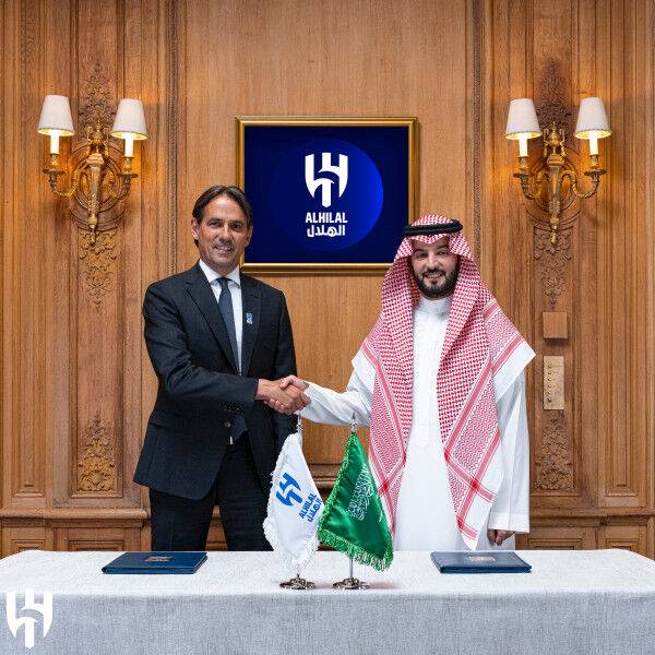 알 힐랄 SFC의 감독으로 부임한 시모네 인자기. /알 힐랄 SFC