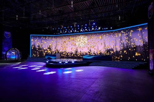 프로탁구리그 1차전 본선이 열리는 광명 IVEX 스튜디오 [한국프로탁구연맹 제공. 재판매 및 DB 금지]