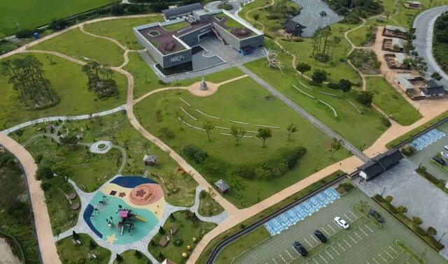 한국가요촌 달하 전경. 사진=임장훈기자 드론촬영