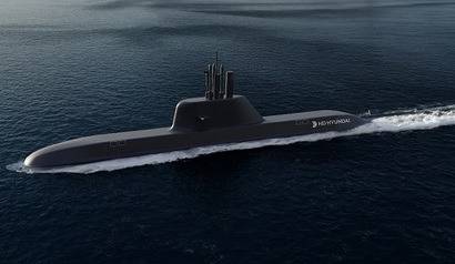 현대중공업 HDS1500 잠수함 이미지