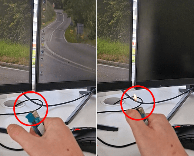 레딧에 올라온 'Michae86l' 이용자의 영상 캡처