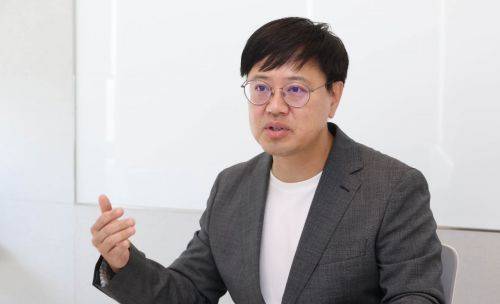 임한욱 토스페이먼츠 대표가 서울 강남구 테헤란로 사무실에서 아시아경제와 인터뷰 하고 있다. 조용준 기자