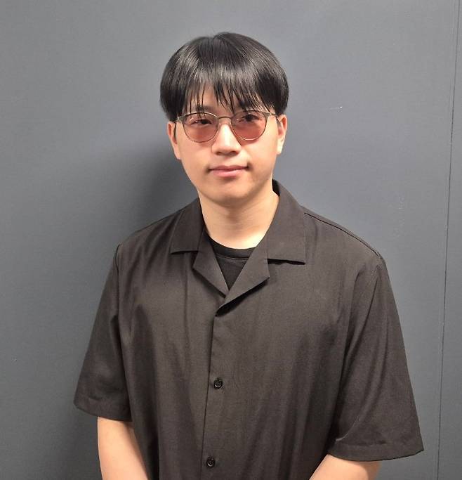 김태윤 길드스튜디오 대표가 회사의 글로벌 진출 방안에 대해 설명하고 있다. 사진=강중모 기자