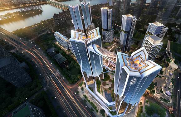 포스코이앤씨가 제안한 용상 정비창 전면1구역 조감도 [사진=포스코이앤씨 ]