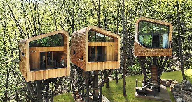 수락휴 트리하우스. 노원구청 제공