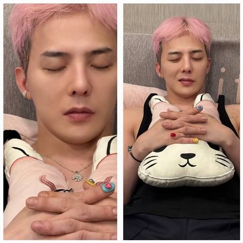 가수 지드래곤(권지용)이 열애설 이후 근황을 전하며 ‘쉼의 순간’을 보여줬다. 사진=지드래곤 SNS