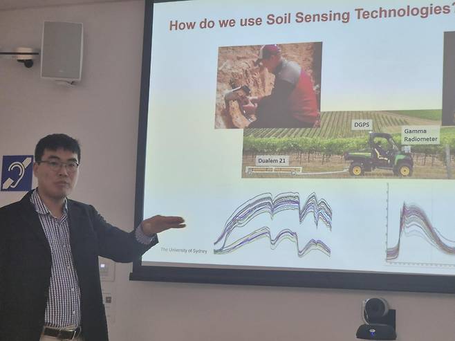 시드니대 농업연구소의 장호준 박사 [촬영 성혜미]