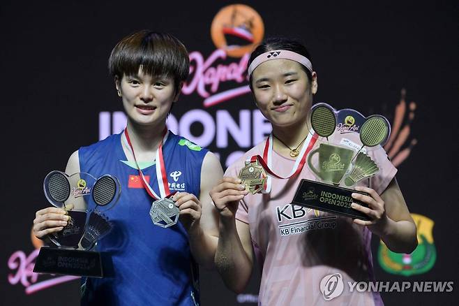 왕즈이와 안세영 [AFP=연합뉴스. 재판매 및 DB금지