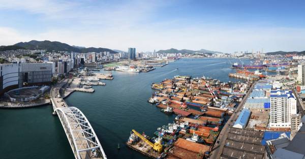 부산항 전경. [사진=부산시 제공]